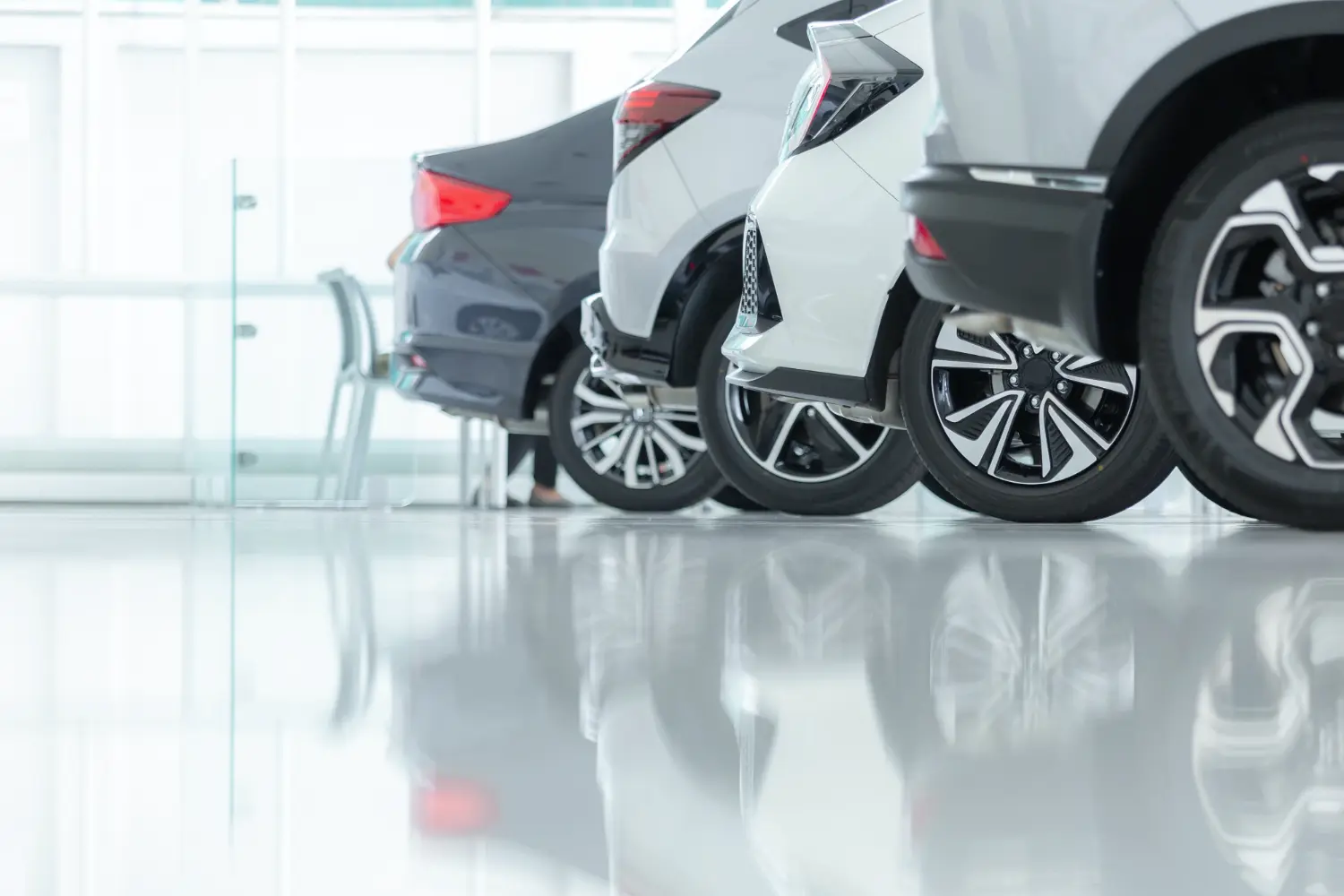 Dealership showroom floor